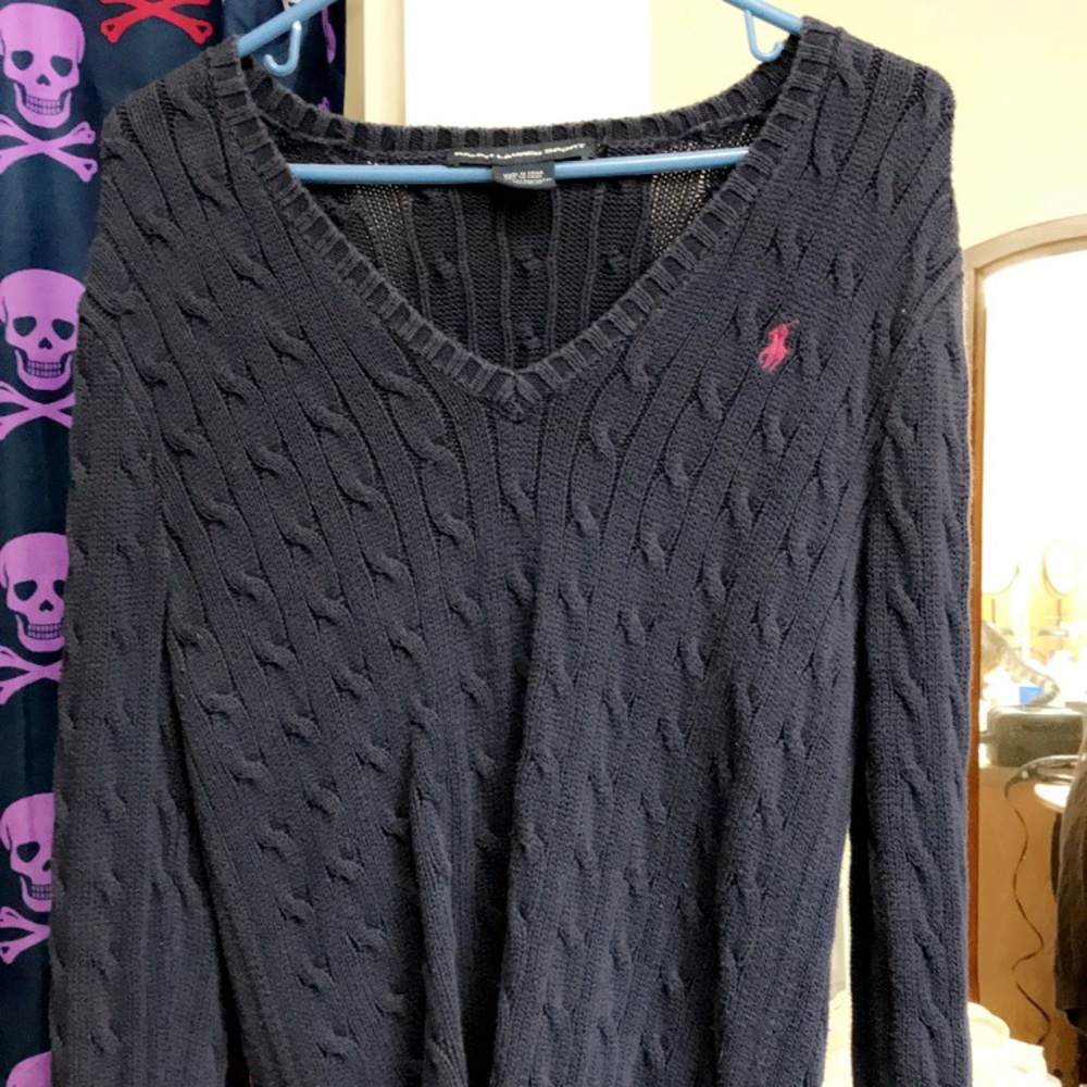 Women’s large thick Ralph Lauren Sweater